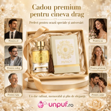 Parfum Arăbesc Anarch Maison Alhambra 100 ml, Apă de Parfum Unisex, Damă și Bărbat, Inspirat Andromeda Tiziana Terenzi, Aromă Oriental Florală Ambrată cu Iarbă, Ylang Ylang, Bergamotă, Iasomie, Crin, Piersică, Frunze de Violetă, Heliotrop, Trandafir, Aban - Img 7