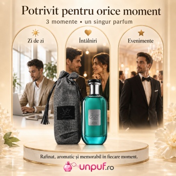 Parfum Arăbesc Ard Al Zaafaran Mousuf Ramadi 100 ml, Apă de Parfum Unisex, Damă și Bărbat, Inspirat Ultra Male, Aromă Oriental Arabescă cu Bergamotă, Condimente, Șofran, Iasomie, Lemn de Santal, Trandafir, Oud, Ambră, Mosc și Vanilie - Img 6