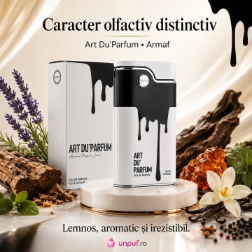 Parfum Arăbesc Armaf Art Du’Parfum 100 ml, Apă de Parfum Bărbat, Aromă Aromatic Orientală cu Citrice, Condimente, Lavandă, Iasomie, Lemn, Cedru, Ambră și Mosc - Img 8