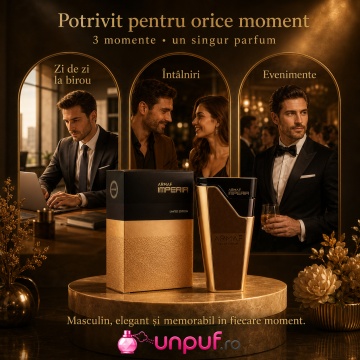 Parfum Arăbesc Armaf Imperia 80 ml, Apă de Parfum Bărbat, Aromă Aromatic Orientală Woody Fresh Inspirată de Stronger With You - Img 6