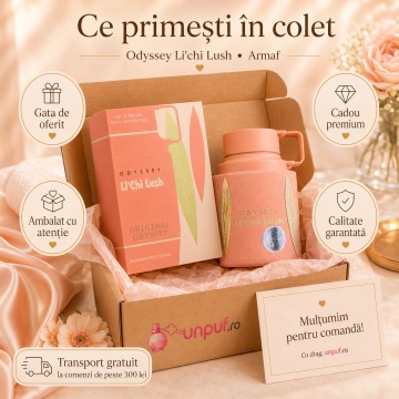 Parfum Arăbesc Armaf Odyssey Lichi Lush 100 ml, Apă de Parfum Damă, Aromă Fructat Florală, Fresh, Luminoasă și Feminină - Img 4