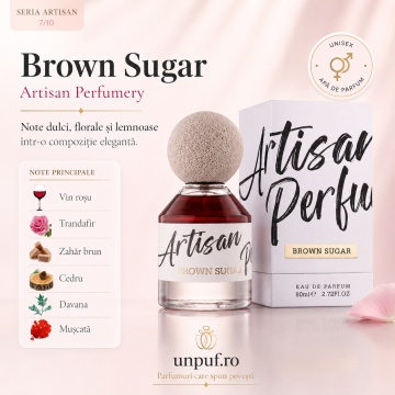 Parfum Arăbesc Artisan Perfumery Brown Sugar Fragrance World 80 ml, Apă de Parfum Unisex, Damă și Bărbat, Aromă Gurmand Dulce cu Caramel, Fructe Dulci, Zahăr, Praline, Flori Albe, Tonka, Ambră, Mosc și Vanilie - Img 6