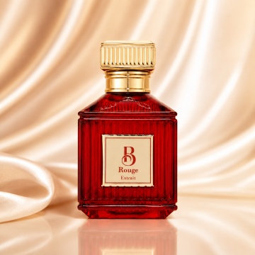 Parfum Arăbesc B Rouge Extrait de Parfum Fragrance World 100 ml, Extract de Parfum Unisex, Damă și Bărbat, Aromă Oriental Floral Ambrată cu Migdală Amară, Șofran, Cedru, Iasomie Egipteană, Ambergris, Mosc și Note Lemnoase - Img 2
