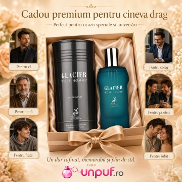 Parfum Arăbesc Bărbat Glacier Pour Homme Maison Alhambra 100 ml, Apă de Parfum, Inspirat de Le Male Jean Paul Gaultier, Aromă Oriental Fougere cu Bergamotă, Cardamom, Lavandă, Mentă, Pelin, Scorțișoară, Floare de Portocal, Vanilie, Tonka, Ambră, Santal și - Img 7
