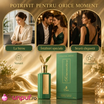 Parfum Arăbesc Celestial Resurrection Emir 100 ml, Extract de Parfum Bărbat, Aromă Oriental Lemnoasă, Citrică, Oud, Piele și Mosc, Inspirată de Colonia Oud - Img 6