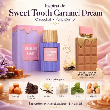 Parfum Arăbesc Choco Lait Paris Corner 100 ml, Apă de Parfum Damă, Aromă Oriental Vanilată, Gurmandă, Cacao, Măr, Oud, Tămâie și Mosc Alb - Img 8