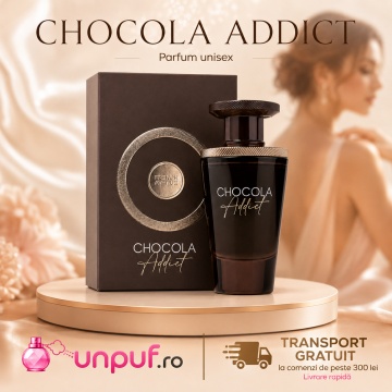 Parfum Arăbesc Chocola Addict Eau de Parfum 100 ml, Apă de Parfum Unisex, Damă și Bărbat, French Avenue, Inspirat Symphonium, Aromă Gourmandă de Ciocolată și Vanilie cu Cacao, Bergamotă, Ciocolată cu Lapte, Frișcă, Boabe de Tonka, Pralină, Caramel, Mosc ș - Img 10