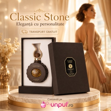 Parfum Arăbesc Classic Stone Lattafa 100 ml, Apă de Parfum Unisex, Damă și Bărbat, Inspirat Complex, Aromă Lemnos Florală Moscată cu Chimen, Cardamom, Violetă, Șofran, Piele Întoarsă, Cuișoare, Nucșoară, Osmanthus, Ambră Gri, Lichen, Mosc și Note Lemnoase - Img 10