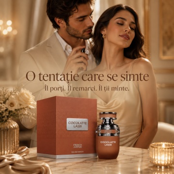 Parfum Arăbesc Cocolatte Lassi French Avenue 80 ml, Apă de Parfum Unisex, Damă și Bărbat, Inspirat Soleil Blanc, Aromă Gurmand Dulce cu Caramel, Fructe Dulci, Zahăr, Praline, Flori Albe, Note Cremoase, Tonka, Ambră, Mosc și Vanilie - Img 5