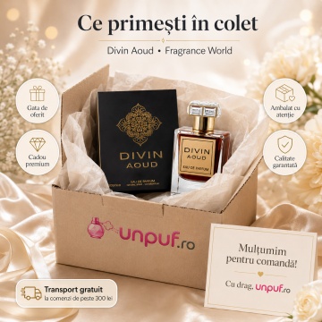 Parfum Arăbesc Divin Aoud Eau de Parfum 100 ml, Unisex Damă și Bărbat, Aromă Orientală cu Oud, Condimente, Trandafir, Șofran, Tămâie, Mosc și Piele, Inspirată de Amber Oud Roja - Img 4