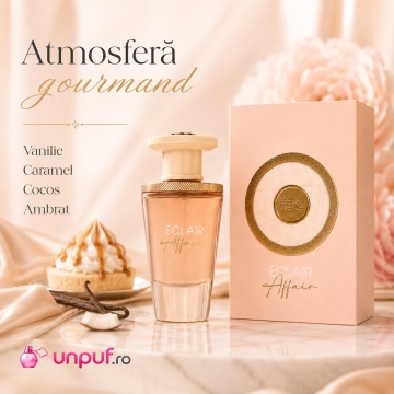 Parfum Arăbesc Eclair Affair French Avenue 100 ml, Apă de Parfum Unisex, Damă și Bărbat, Inspirat Giardini Di Toscana Bianco Latte, Aromă Dulce Gourmand cu Vanilie, Caramel, Cocos, Acorduri Ambrate, Citrice, Condimente, Flori Albe, Lavandă, Cedru, Ambră ș - Img 8