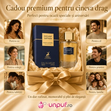 Parfum Arăbesc Exclusif Saffron Maison Alhambra 100 ml, Apă de Parfum Unisex, Damă și Bărbat, Inspirat Saffron Lazuli Carolina Herrera, Aromă Oriental Condimentată cu Șofran, Coacăze Negre, Boabe de Tonka, Trandafir, Stânjenel, Piele, Lemn de Guaiac și Va - Img 9