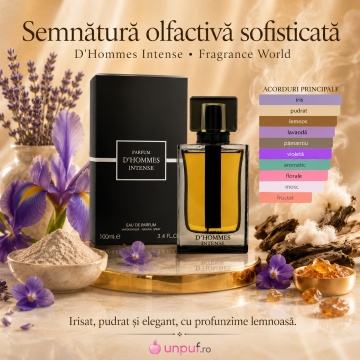 Parfum Arăbesc Fragrance World Parfum D'Hommes Intense Eau De Parfum 100 Ml - Img 8
