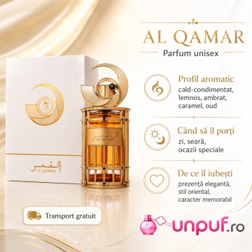 Parfum Arăbesc French Avenue Al Qamar 100 ml, Apă de Parfum Unisex, Damă și Bărbat, Inspirat Babycat, Aromă Aromatic Orientală Cald Condimentată cu Citrice, Condimente, Note Proaspete, Flori Albe, Lavandă, Note Calde, Cedru, Ambră și Mosc - Img 9