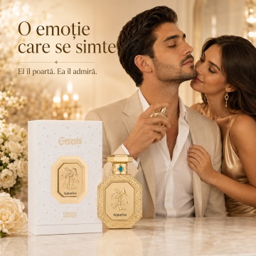Parfum Arăbesc Genesis Aquarius French Avenue 90 ml, Apă de Parfum Unisex, Damă și Bărbat, Inspirat Oud Minerale, Aromă Acvatic Proaspătă cu Note Marine, Bergamotă, Grepfrut, Lavandă, Note Ozonice, Salvie, Lemn de Cedru, Ambroxan și Mosc - Img 5