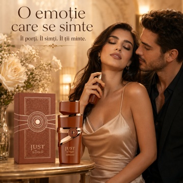 Parfum Arăbesc Just Choco Fragrance World 100 ml, Apă de Parfum Unisex, Damă și Bărbat, Aromă Gurmandă de Ciocolată cu Cacao, Ciocolată, Zahăr, Lapte, Praline, Caramel, Mosc și Vanilie - Img 5
