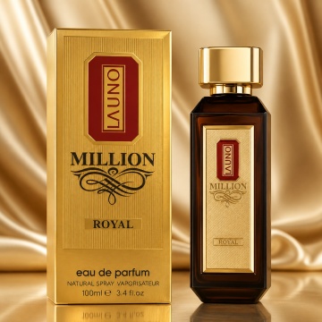 Parfum Arăbesc La Uno Million Royal Fragrance World 100 ml, Apă de Parfum Bărbați, Aromă Oriental Lemnoasă, Inspirat 1 Million Royal Rabanne