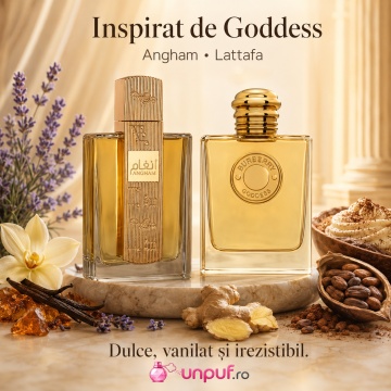Parfum Arăbesc Lattafa Angham 100 ml, Apă de Parfum Damă, Aromă Vanilată Orientală cu Ghimbir, Mandarină, Piper Roz, Praline, Cacao, Iasomie, Lavandă, Ambră, Mosc și Vanilie - Img 8