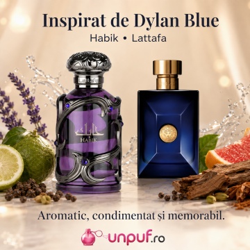 Parfum Arăbesc Lattafa Habik For Men 100 ml, Apă de Parfum Bărbat, Aromă Aromatică Masculină cu Bergamotă, Pară, Frezie și Mosc - Img 8