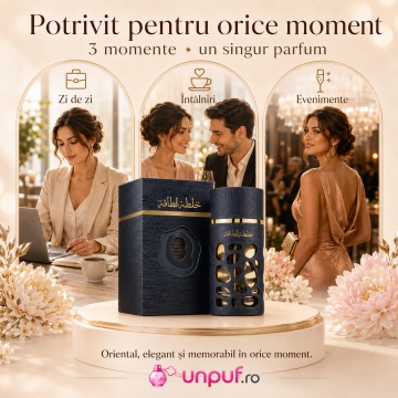 Parfum Arăbesc Lattafa Khalta EDP 100 ml Unisex, Inspirat The One Mysterious Night, Aromă Orientală cu Oud, Șofran, Ambră, Vanilie, Piele, Tămâie, Trandafir și Lemn de Santal - Img 6