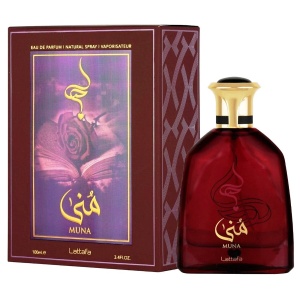 Parfum Arăbesc Lattafa Muna 100 ml, Apă de Parfum Unisex, Aromă Fresh Florală cu Căpșune, Pepene Verde, Trandafir și Mosc - Img 11