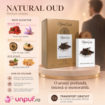 Parfum Arăbesc Lattafa Natural Oud 100 ml, Apă de Parfum Bărbat, Aromă Oriental Lemnoasă cu Șofran, Fructe Roșii, Oud, Cedru, Nucșoară și Benzoină - Img 9