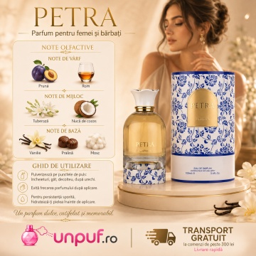 Parfum Arabesc Lattafa Petra EDP 100 ml, Damă și Bărbat, Unisex, Dulce, Catifelat și Sofisticat - Img 7