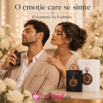 Parfum Arăbesc Lattafa Pride La Collection D’Antiquites 1505 Watch 100 ml, Apă de Parfum Unisex, Aromă Lemnos Condimentată cu Șofran, Osmanthus și Guaiac - Img 7