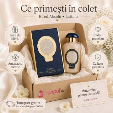 Parfum Arăbesc Lattafa Raed Absolu 100 ml, Apă de Parfum Bărbat, Aromă Proaspătă cu Mandarină, Măr, Portocală, Ylang Ylang, Vanilie și Mosc - Img 4