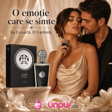 Parfum Arăbesc Lattafa Taweel 100 ml, Apă de Parfum Unisex, Aromă Fresh Aromatică cu Bergamotă, Ghimbir, Ienupăr, Lavandă, Ambroxan și Vetiver - Img 7