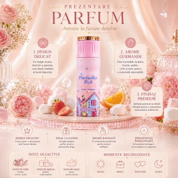 Parfum Arăbesc Marshmallow Blush 200 ml, Paris Corner, Apă de Parfum , Unisex, Damă, Bărbat - Img 2