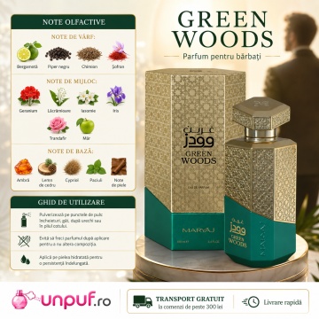 Parfum Arăbesc Maryaj Green Woods 100 ml, Unisex, Damă, Bărbat, edp - Img 9