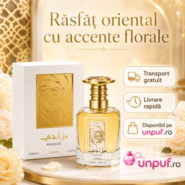 Parfum Arăbesc Mazaaji Lattafa EDP 100 ml Damă, Inspirat Le Parfum Royal Elie Saab, Aromă Citric Florală cu Floare de Portocal, Mandarină, Note Tropicale, Trandafir, Vanilie, Mosc și Lemn de Santal - Img 9