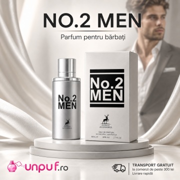 Parfum Arăbesc No. 2 Men Maison Alhambra EDP 80 ml Bărbat, Inspirat 212 Men Carolina Herrera, Aromă Lemnos Floral Mosc cu Bergamotă, Grepfrut, Lavandă, Condimente, Gardenie, Ghimbir, Salvie, Santal, Mosc, Vetiver și Labdanum - Img 10