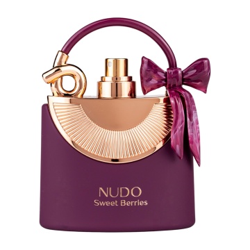 Parfum Arăbesc Nudo Sweet Berries Fragrance World 100 ml, Apă de Parfum Damă, Aromă Fructat Gourmand cu Căpșuni, Fructe de Pădure, Zmeură, Frișcă, Caramel, Flori Albe, Mosc, Vanilie și Zahăr Brun - Img 11