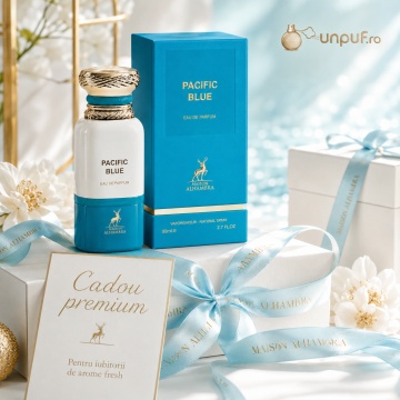 Parfum Arăbesc Pacific Blue Maison Alhambra EDP 80 ml Unisex, Inspirat Neroli Portofino, Aromă Citric Aromatică cu Bergamotă, Lămâie, Lavandă, Mandarină, Mirt, Portocală Amăruie, Rozmarin, Neroli, Floare de Portocal, Iasomie, Ambră și Ambretă - Img 7
