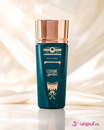 Parfum Arăbesc Paris Corner Cosmic Giardino 100 ml, Apă de Parfum Bărbați, Aromă Oriental Lemnoasă, Fresh, Verde și Elegantă - Img 2