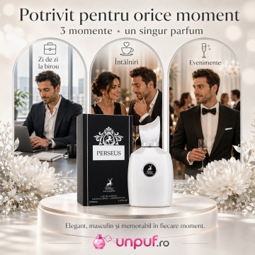 Parfum Arăbesc Perseus Maison Alhambra EDP 100 ml Bărbat, Inspirat Pegasus Parfums de Marly, Aromă Oriental Fougère cu Bergamotă, Chimion, Heliotrop, Migdale Amare, Iasomie, Lavandă, Lemn de Santal și Vanilie - Img 6