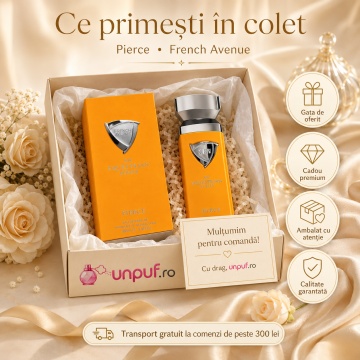 Parfum Arăbesc Pierce An Equestrian Series French Avenue EDP 100 ml Bărbat, Inspirat Perseus Parfums de Marly, Aromă Aromatic Lemnos Fresh cu Acord Marin, Bergamotă, Mandarină, Geranium, Iasomie, Lavandă, Balsam de Brad, Ambră, Cedru și Mosc - Img 4