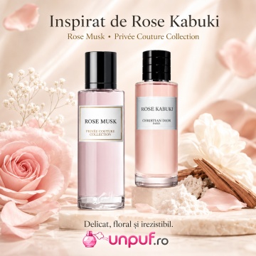 Parfum Arăbesc Privee Couture Collection Rose Musk 30 ml, Apă de Parfum Unisex, Damă, Bărbat, Aromă Florală cu Trandafir, Mosc și Vanilie, Inspirat Rose Kabuki - Img 8