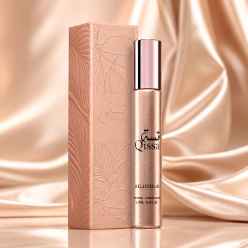 Parfum Arăbesc Qissa Delicious Paris Corner 15 ml, Apă de Parfum Unisex, Damă, Bărbat, Aromă Gurmand Fructată, Dulce și Cremoasă, Inspirat Sweet Tooth