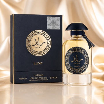 Parfum Arăbesc Ra’Ed Luxe Gold Lattafa EDP 100 ml Bărbat, Inspirat K Dolce & Gabbana, Aromă Lemnos Aromatică cu Bergamotă, Lavandă, Cardamom, Geranium, Cedru, Paciuli, Vanilie și Vetiver