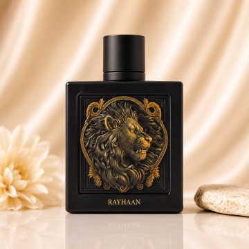 Parfum Arăbesc Rayhaan Lion pentru Bărbați 100 ml, Aromatic Vanilat Condimentat - Img 2
