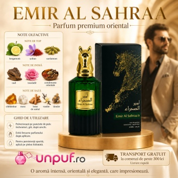 Parfum Arăbesc Risala Series Emir Al Sahara'A 90 ml, Unisex, Damă, Bărbat, edp - Img 9