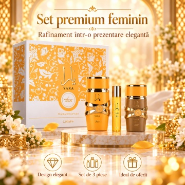 Parfum Arăbesc Set Cadou Yara Tous Lattafa 3Pcs