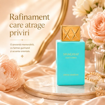 Parfum Arăbesc Shaghaf Oud Tonka 12 ml, Swiss Arabian, Apă de Parfum , Unisex, Damă, Bărbat - Img 5