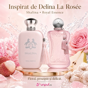 Parfum Arăbesc Shalina Royal Essence Eau de Parfum 100 ml, Damă, Aromă Floral Orientală cu Trandafir, Litchi, Bergamotă, Rubarbă, Crin, Bujor, Mosc, Cașmir, Tămâie și Vanilie - Img 8