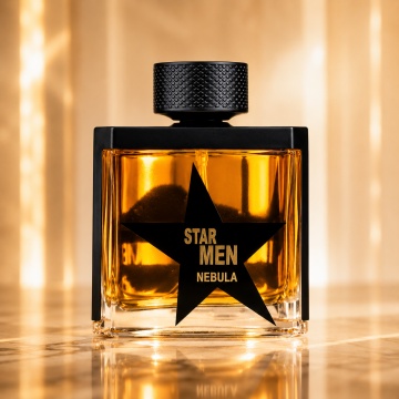 Parfum Arăbesc Star Men Nebula Fragrance World 100 ml, Apă de Parfum Bărbat, Aromă Oriental Lemnoasă cu Bergamotă, Portocală, Fructe, Cafea, Cedru, Malt, Paciuli, Whiskey, Ambră, Mosc și Vanilie - Img 2