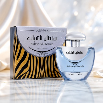 Parfum Arăbesc Sultan Al Shabab Ard Al Zaafaran 100 ml, Apă de Parfum Bărbat, Aromă Oriental Condimentată, Inspirat Invictus Aqua