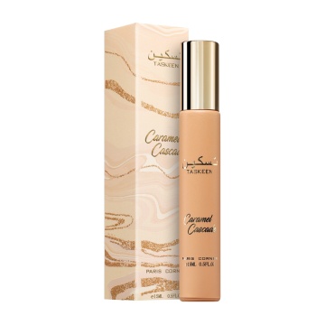 Parfum Arăbesc Taskeen Caramel Cascade Paris Corner 15 ml, Apă de Parfum Unisex, Damă, Bărbat, Aromă Gurmandă cu Caramel, Lapte, Miere, Tonka și Vanilie, Inspirat Bianco Latte - Img 11